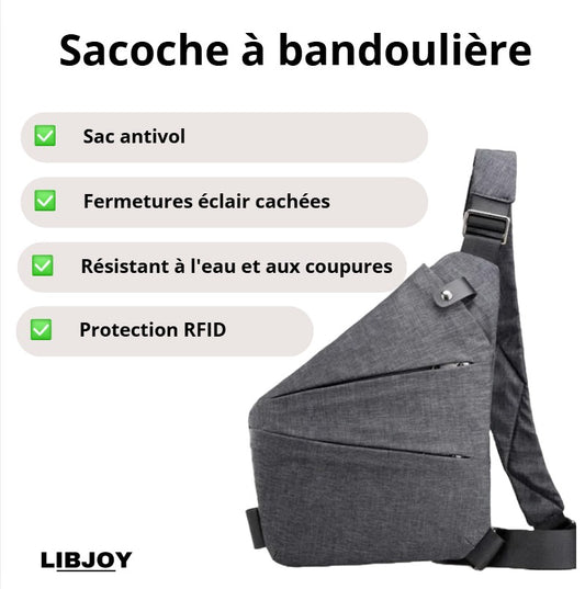 LIBJOY - Sac bandoulière antivol 2025
